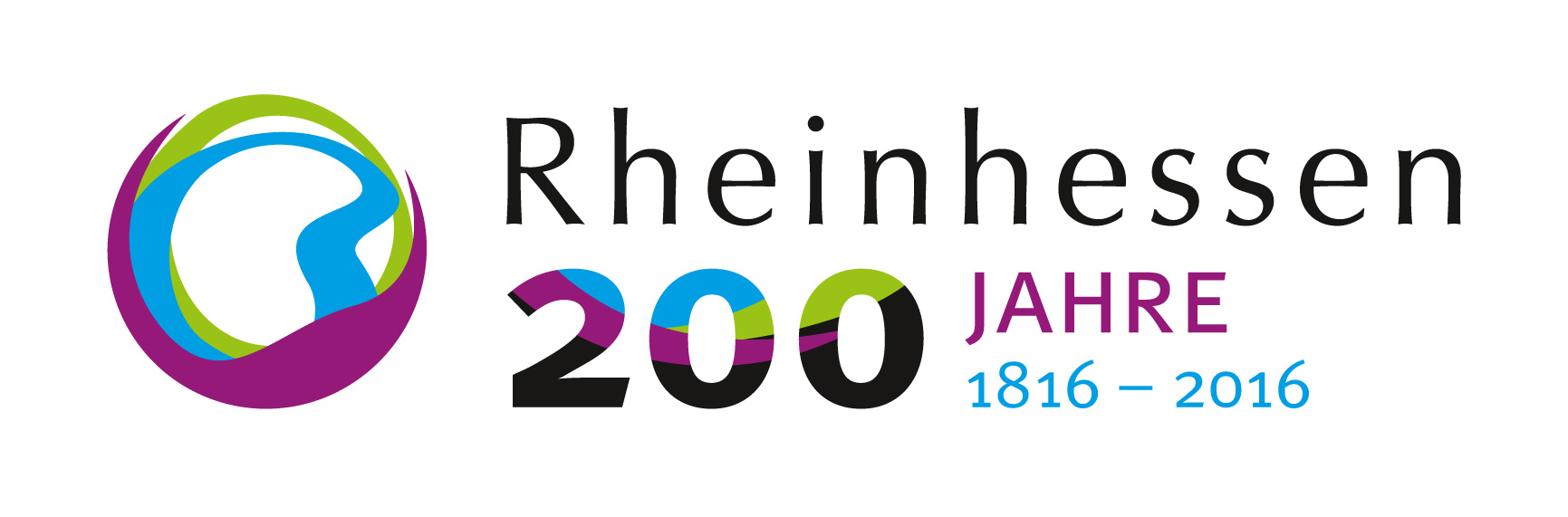 Mehr als 500 Veranstaltungen schmückten sich im Jahr 2016 mit diesem Logo um das zweihunderjährige Jubiläum der Region zu feiern.