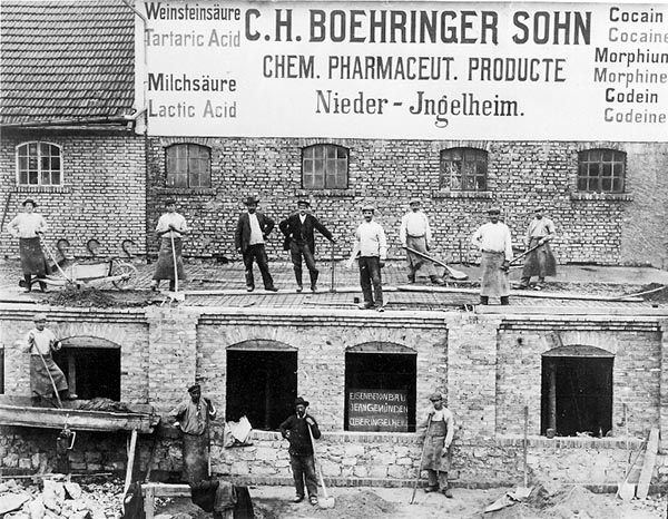 Das Werksgelände im Jahr 1907